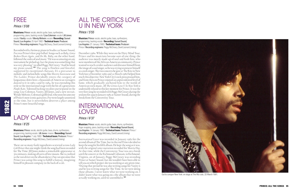 Prince: All the Songs by Benoît Clerc