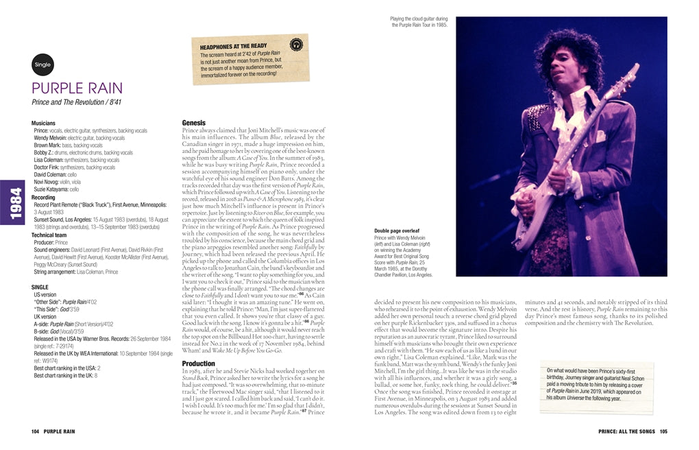 Prince: All the Songs by Benoît Clerc