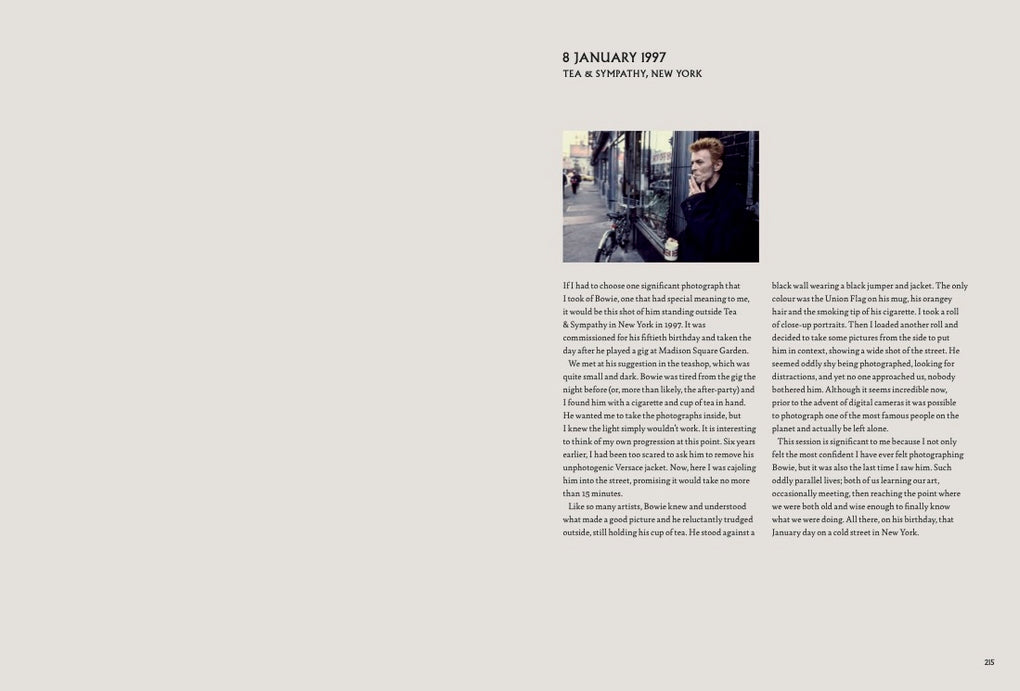 David Bowie Mixing Memory & Desire by Kevin Cummins