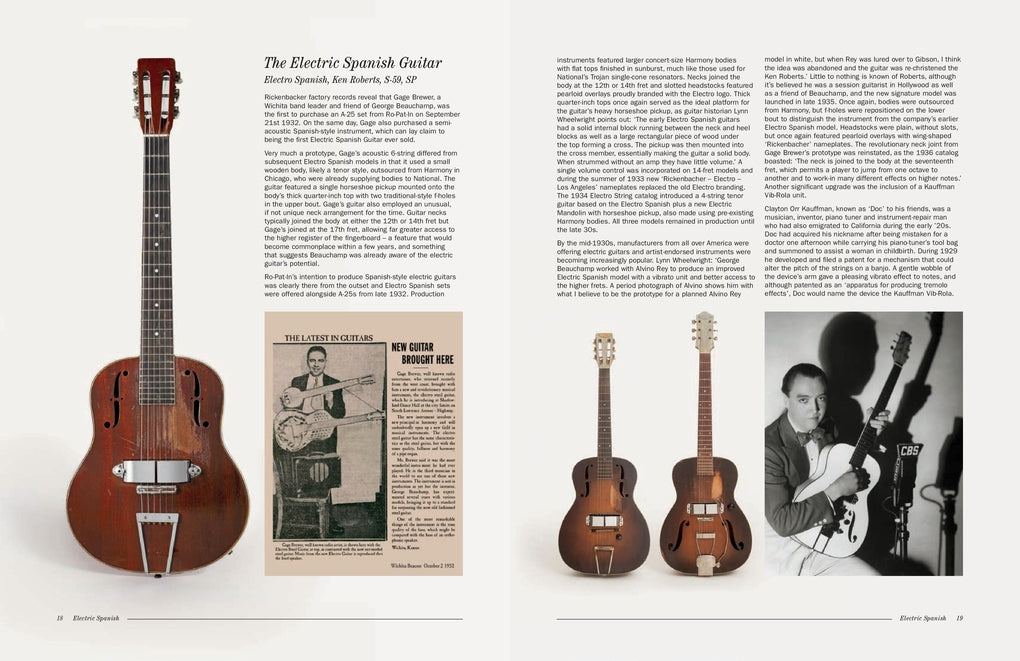 Rickenbacker Guitars: Pioneers of the electric guitar by Martin Kelly, Paul Kelly