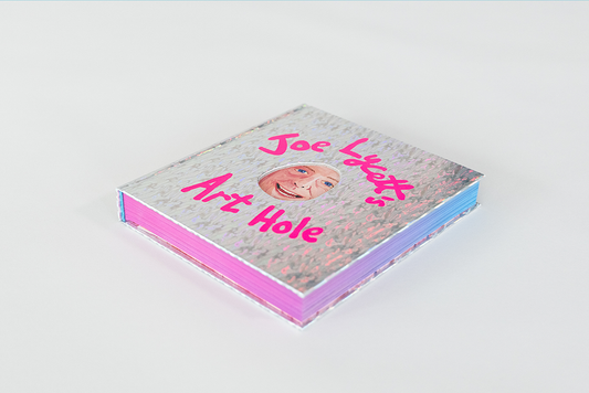 The cover of Art Hole, featuring holographic foil and ombre sprayed edges.