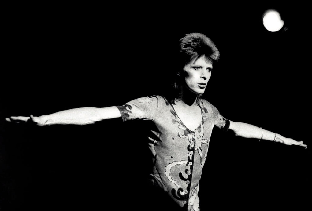 David Bowie Mixing Memory & Desire by Kevin Cummins